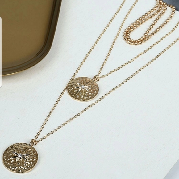 *Max* Layered Chain Necklace - Picture 5 of 6